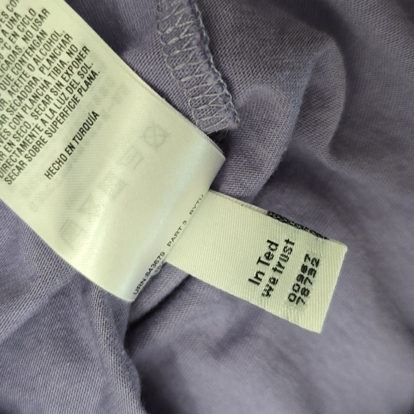 TED BAKER Lavender Polo Shirt with White Accents Men's L Sz 4 - Picture 7 of 10